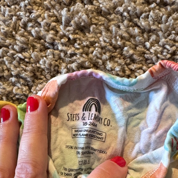 Colorful Kids Convertible Footies - Picture 2 of 5